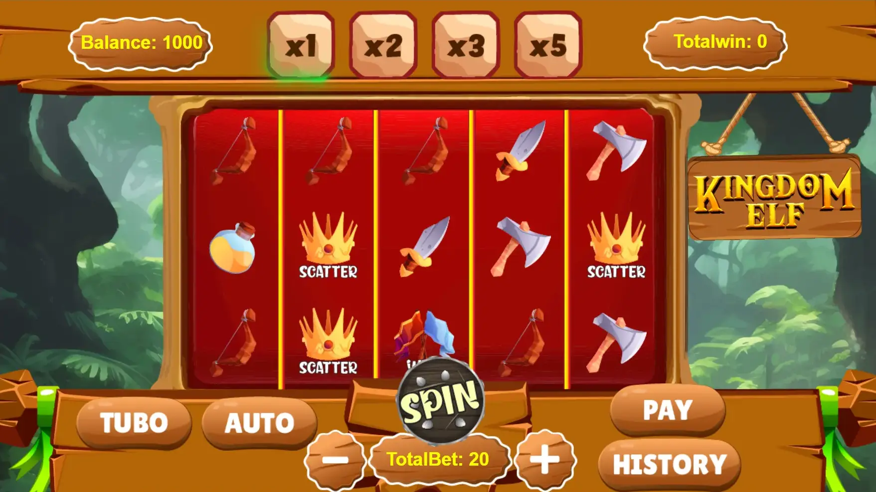 Hvordan spille: Kingdom Elf game slots
