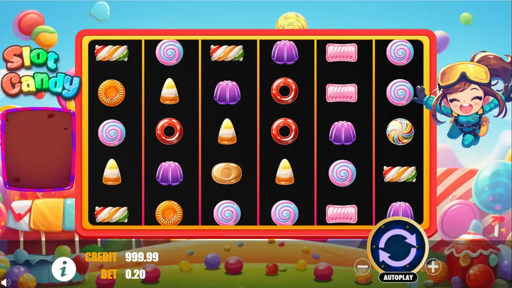 Hvordan spille: Big Candy game background slots